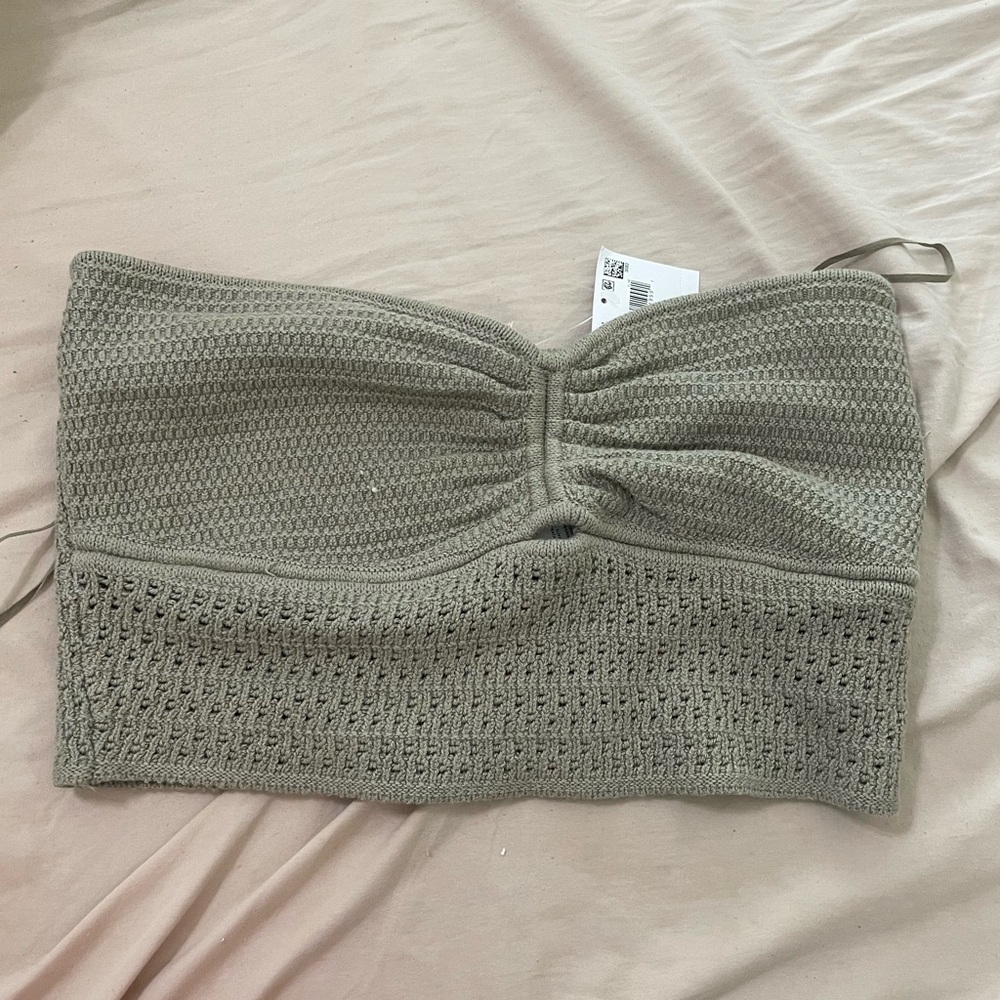 American eagle crochet bandeau top